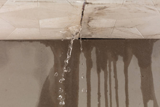 Professional Sewage Cleanup technician working in Bayonne, NJ